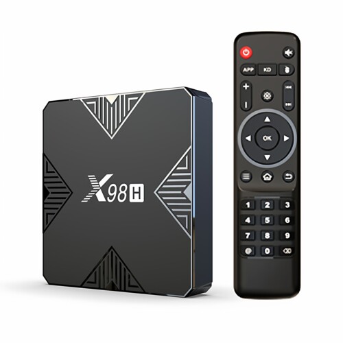X98H 4k高清网络播放器机顶盒子全志H618原生安卓12 tvbox wifi6
