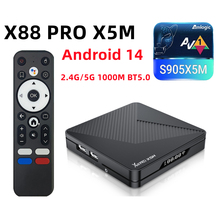 X88PROX5M Amlogic S905X5M  2.4G 5G WiFi BT5.0 Ai-SR 4KTV Box