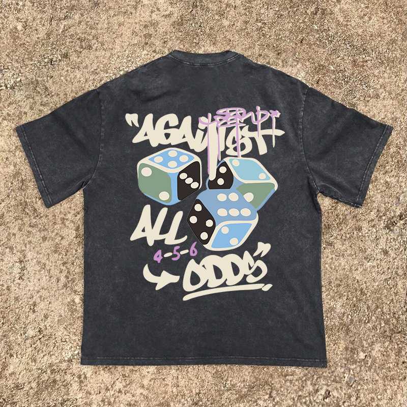 宽松男女情侣美式百搭短袖T恤