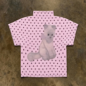 90s90s90s美式 辣妹T恤女 百搭小众宽松圆领千禧短袖 复古 半透小熊