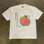 90s90s90s T恤 小众字母百搭学生情侣短袖 重磅不透 一颗大石榴新款