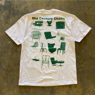 Mid century Chairs 中世纪椅子展示大全Vintage复古美式短袖T恤