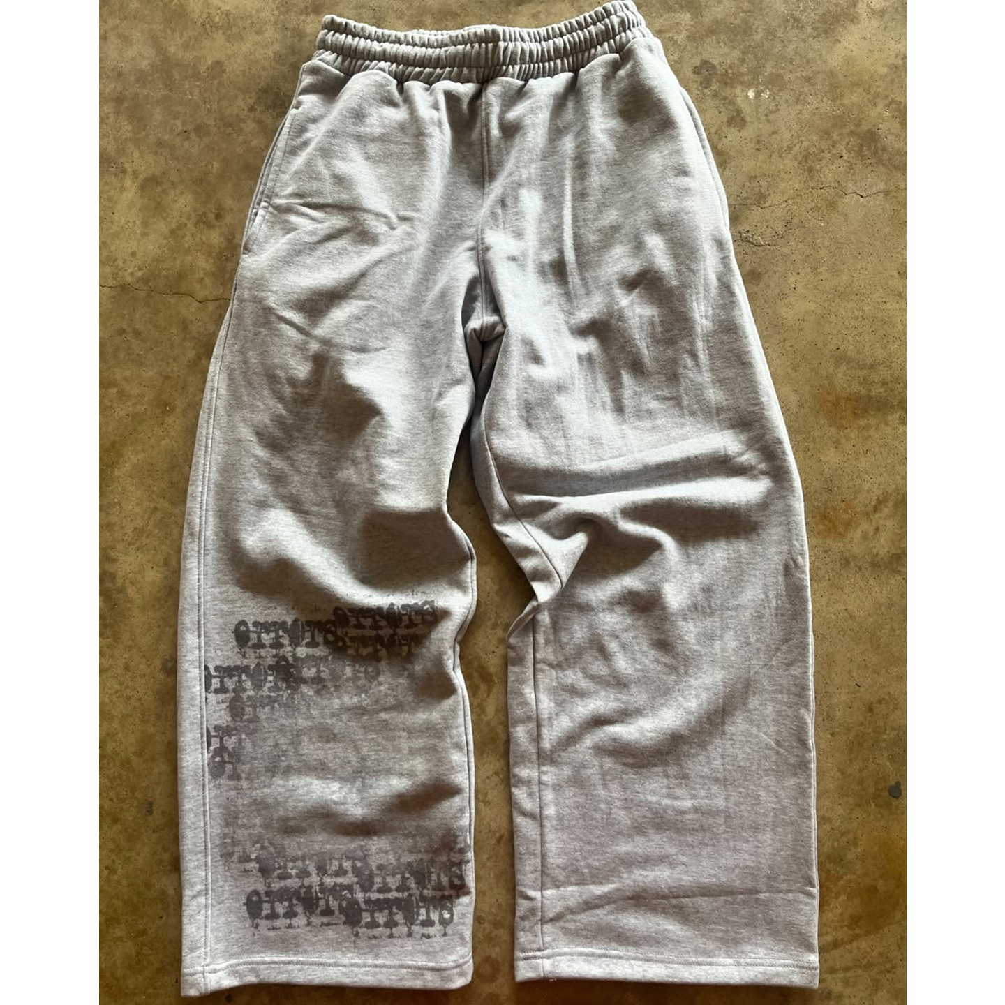 90s90s90s 2025春秋款复古休闲运动裤宽松小众设计感街头阔脚裤