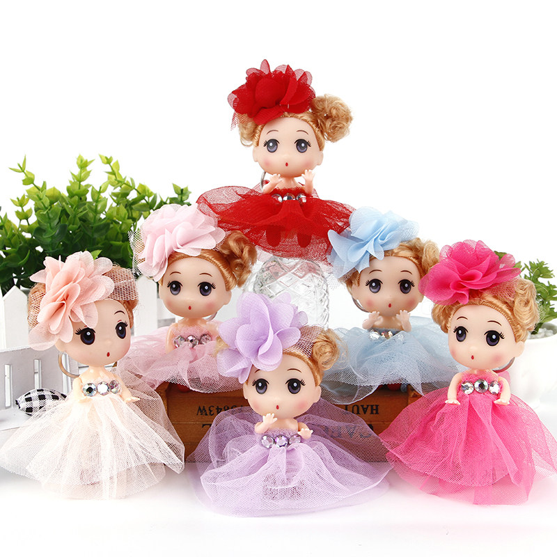 12cm精品恒潮芭比娃娃挂件女生