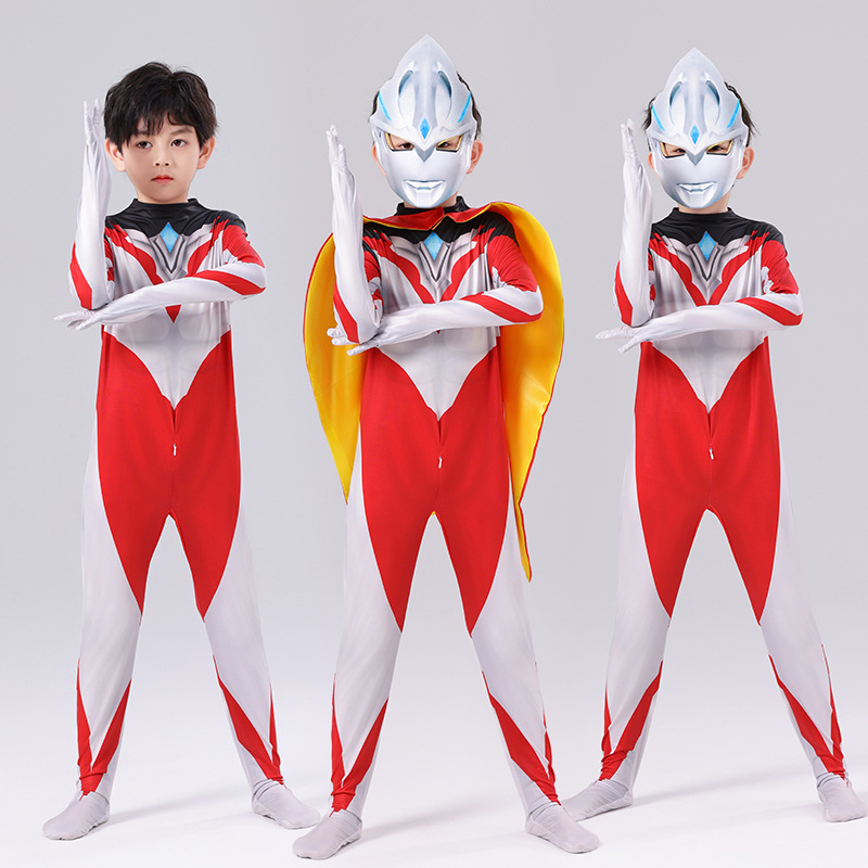 亚刻奥特曼衣服赛迦埃克斯无限赛罗奥特曼衣服万圣节演出服表演服