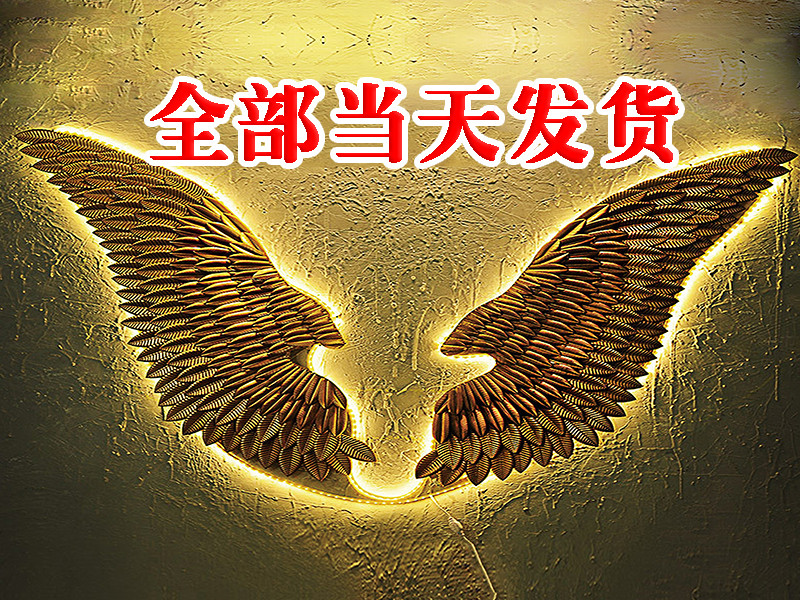 新款翅膀男女直播主播拍照背景布