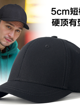 短檐帽子男百搭春秋马术帽大头围
