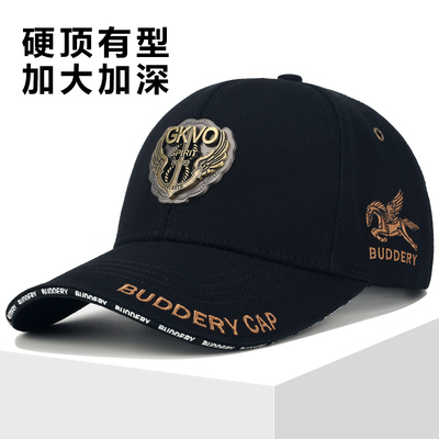 大头围高端帽子男新款硬顶棒球帽