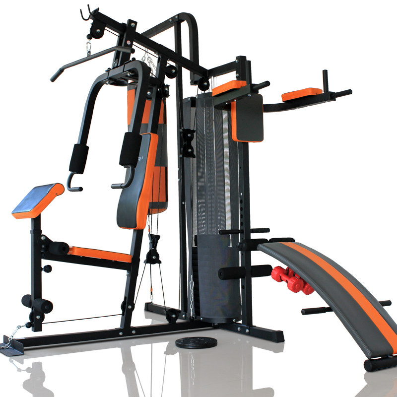 康乐佳综合家用多功能三人站力量训练器械健身房健身器材klj3003b