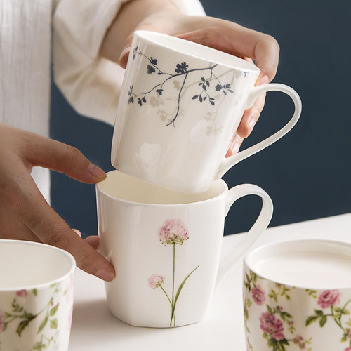 唯润骨瓷小清新水杯时尚高颜值