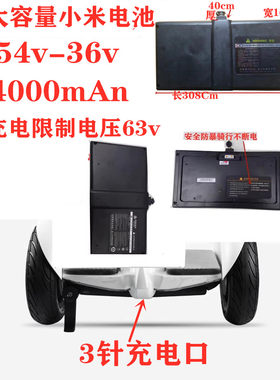 平衡车小米电池54v36v