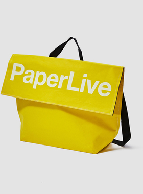 纸现场PaperLive 概念袋潮流款设计师纯色极简单肩包斜挎包大容量