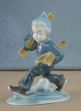 西洋收藏品德国手工制作陶瓷欧式