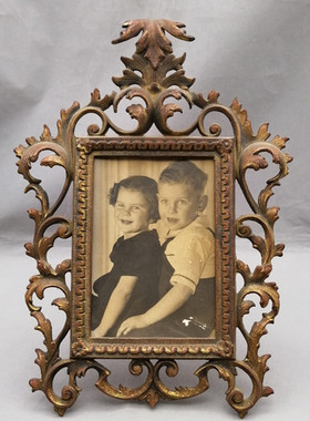 美国手工制作金属画框装饰摆件