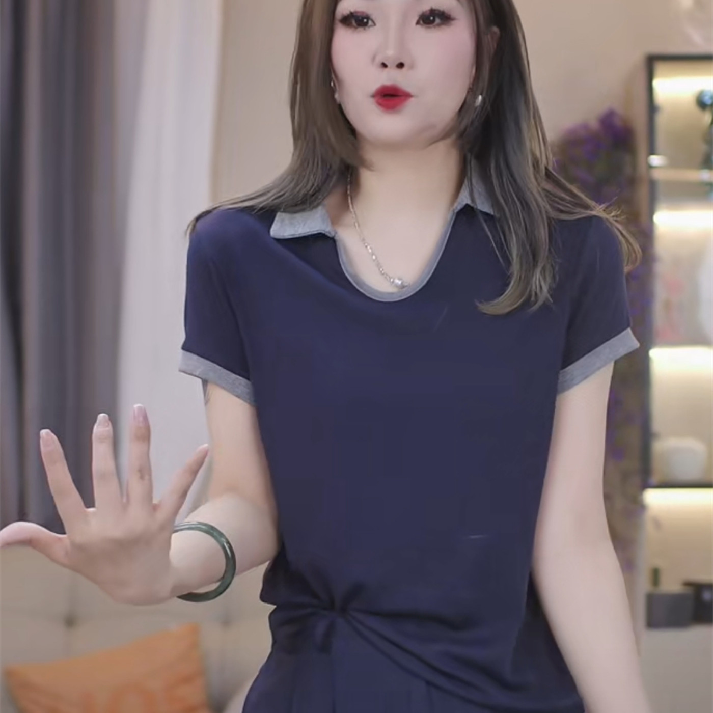 夏季设计感纯棉短袖2025
