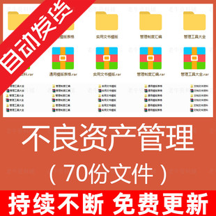不良资产管理处置贷款债权转让委托收购协议范本模板清收办法方式