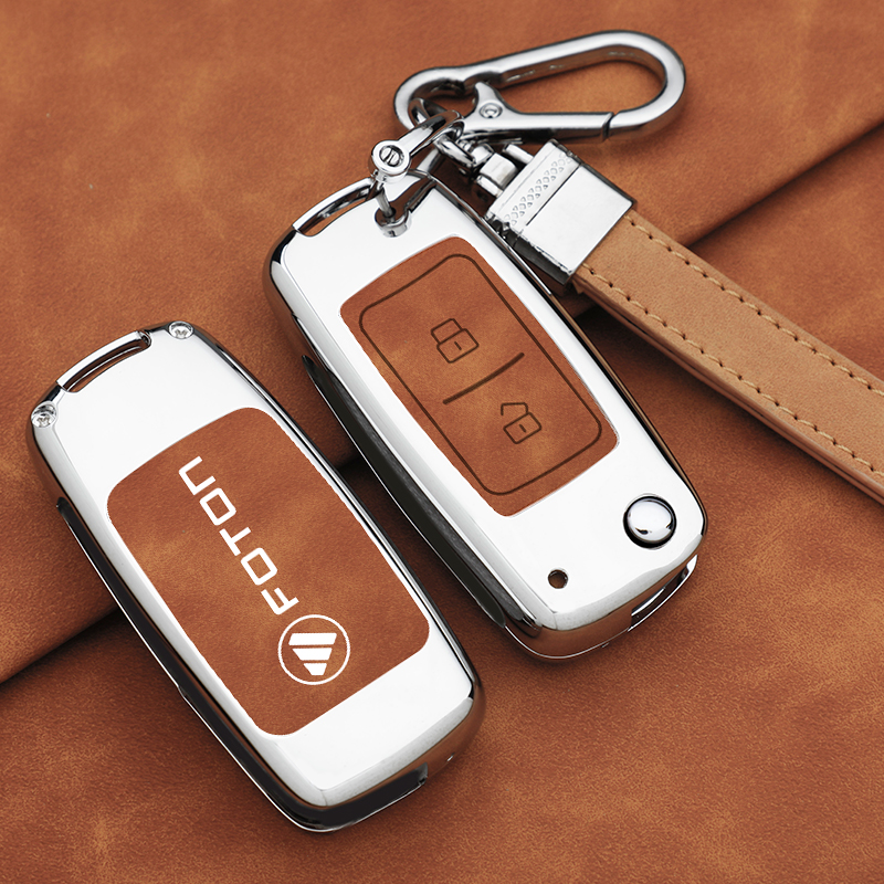 适用福田祥菱m5钥匙套m2瑞沃小金刚v1时代领航s1货车m3m1钥匙包扣