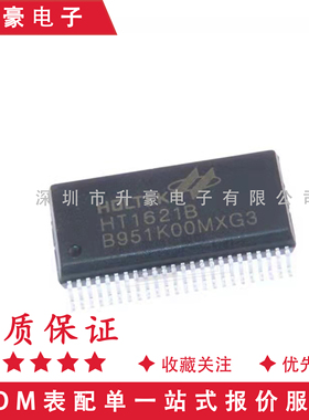 原装正品HT1621B 贴片 SSOP-48LCD驱动器芯片/RAM映射/液晶