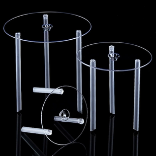 双层蛋糕透明打桩支架吸管垫片悬浮支塑料撑固定器生日甜品台配件