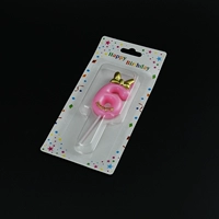 Розовая свеча 6