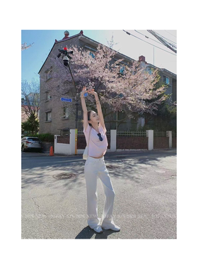 天丝弹力喇叭牛仔裤 K1825