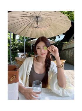夏日空调衫 天丝+麻料开衫外套 舒适透气抽绳 W3007