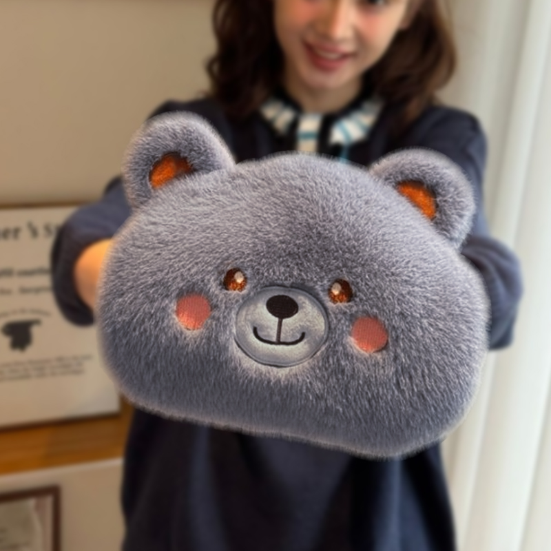 热水袋充电式防爆冬季电热暖手毛绒可爱暖水袋暖宝宝热宝电暖手宝