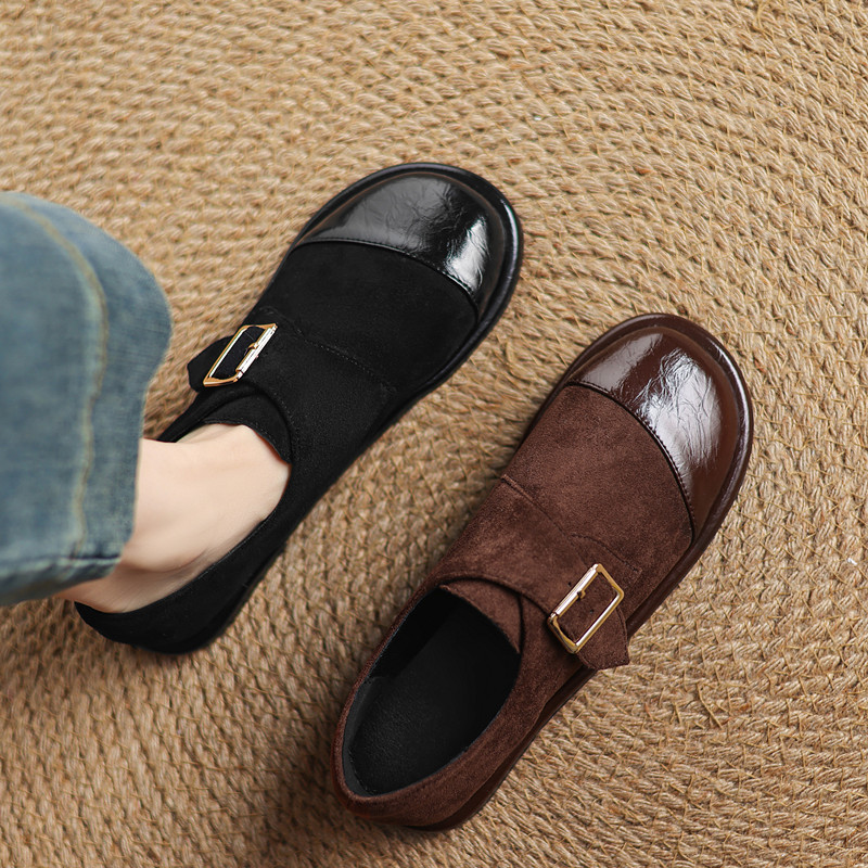 一脚蹬懒人乐福单鞋女大码41-43