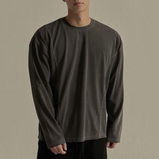 运动上衣健身长袖男T恤健身衣服宽松撸铁训练肌肉速干打底衫秋季