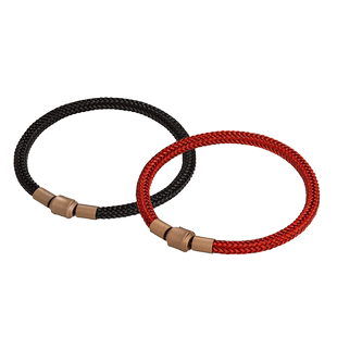 转运珠配绳钢丝绳XL串珠粗绳5mm细3mm可穿硬金男女手绳不锈钢手链