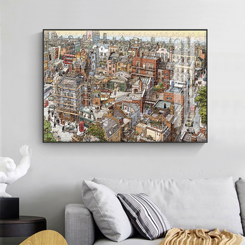 夏洛克1000片块拼图成年人减压儿童益智卡通男女孩装饰画礼物玩具