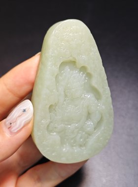 和田玉喜从天降挂件