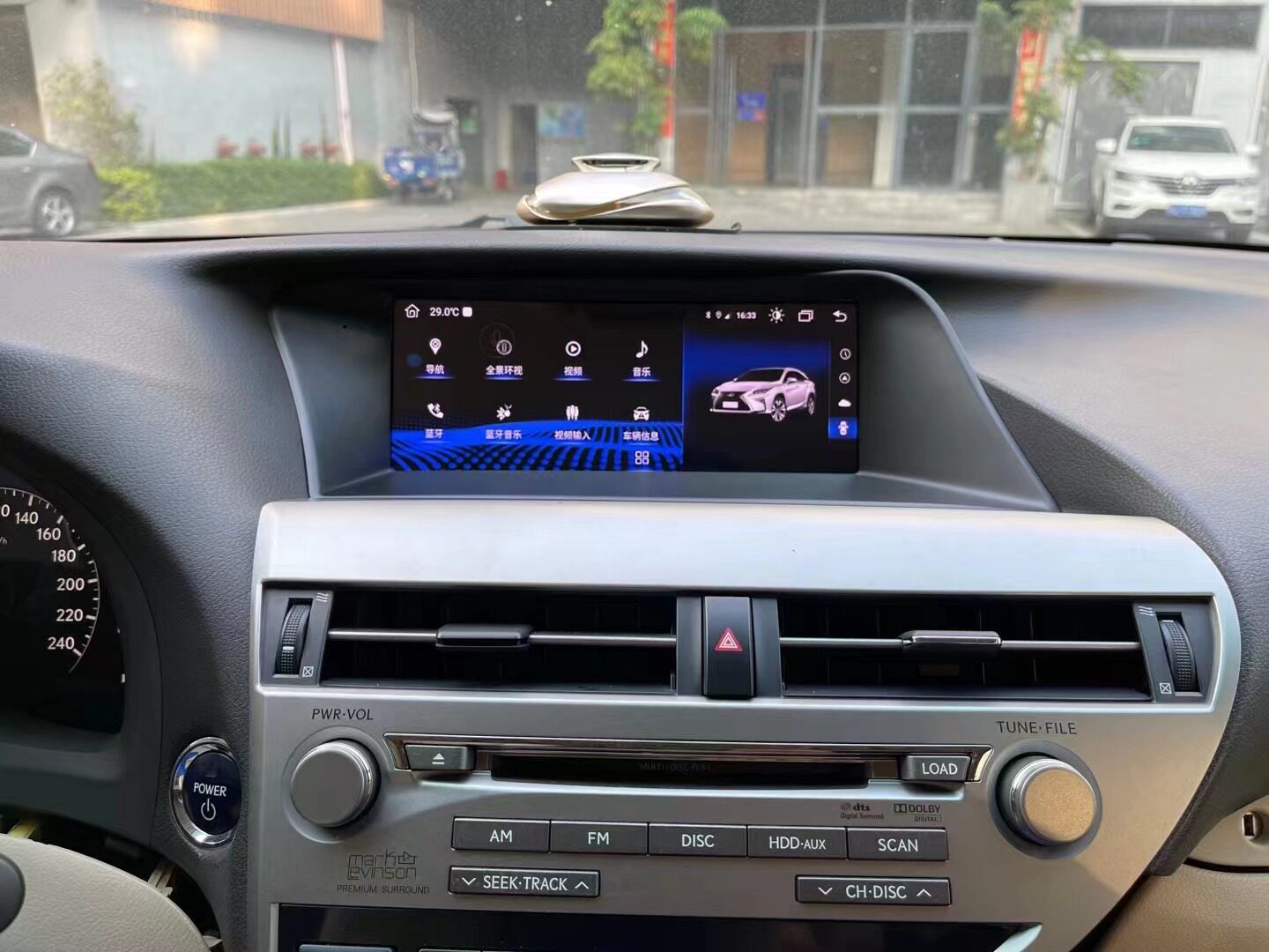 适用2009-2014年雷克萨斯RX270 RX350 RX450安卓车载导航Carplay
