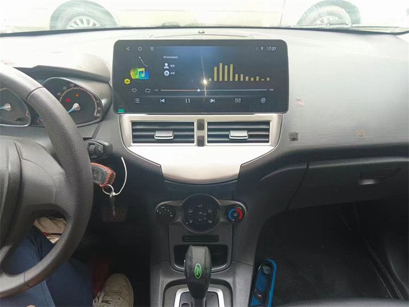 适用12.3寸09-14年福特嘉年华Fiesta安卓大屏车载导航Carplay