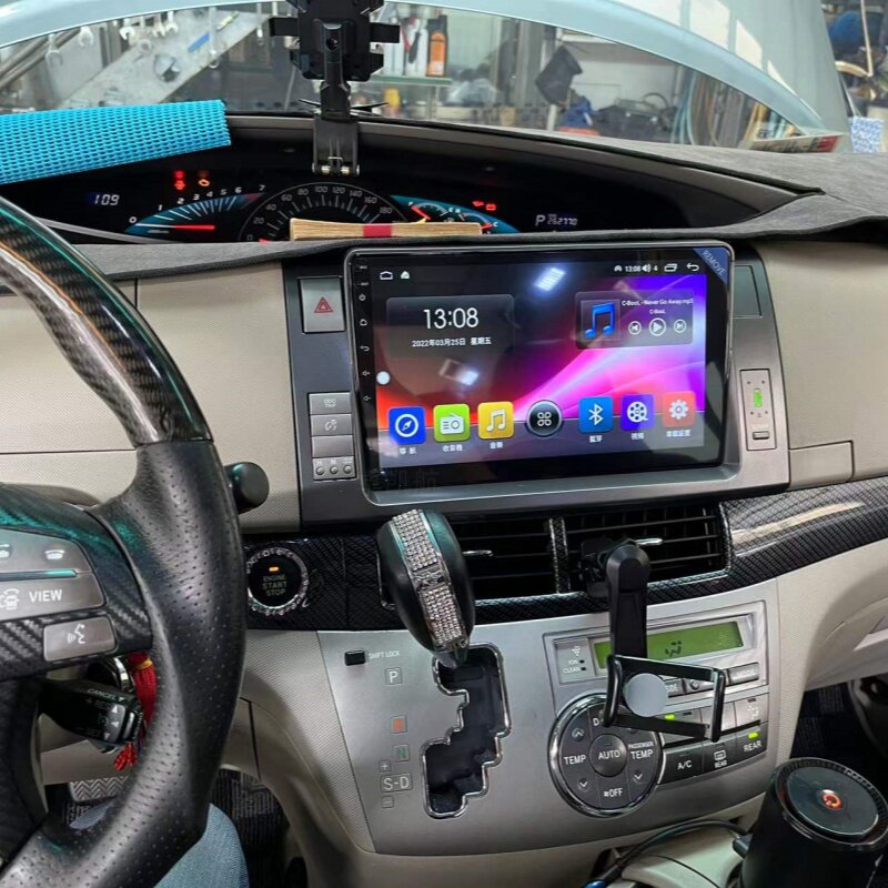 适用于海外06-19款Toyota Previa Estima安卓大屏车载导航Carplay