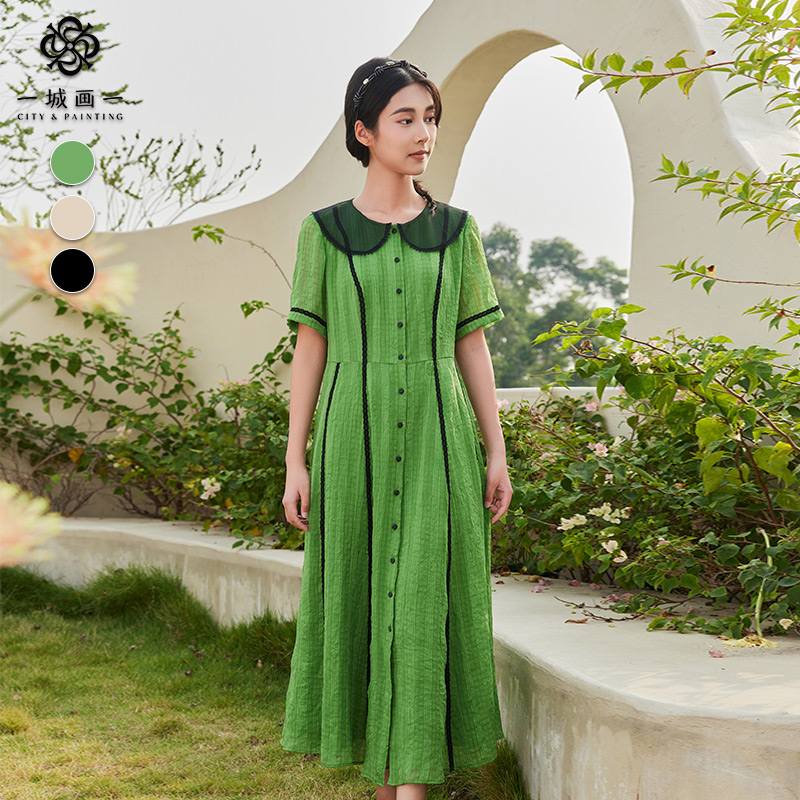 【纤腰裙系列】夏季收腰连衣裙