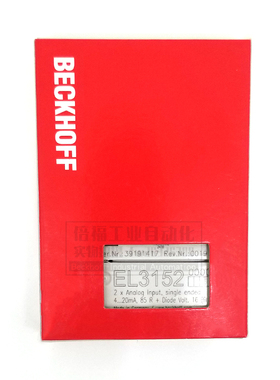 倍福 BECKHOFF模拟量输入端子模块EL3208，现货库存，拍前询价