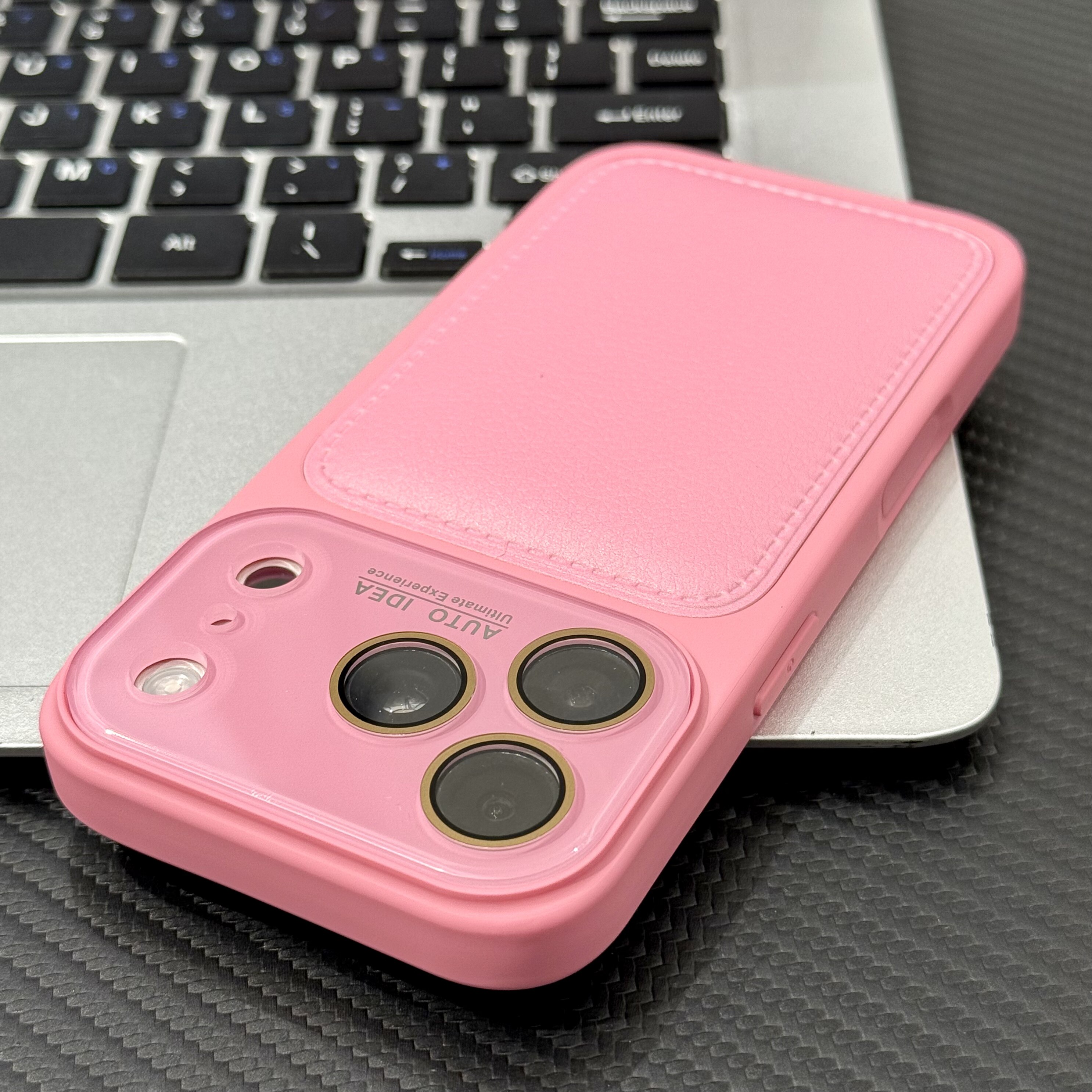 蔷薇粉色适用苹果17/16promax仿原肤感水晶气垫壳手机壳iPhone15全包镜头膜14/13pro简约个性12男女11潮air套