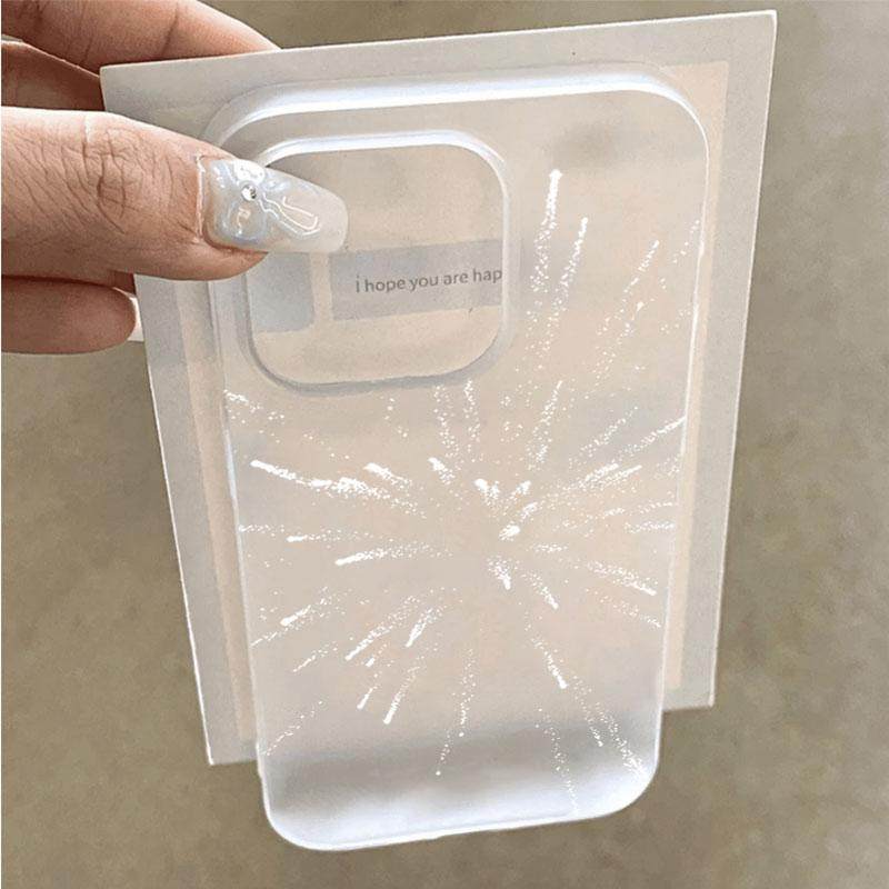 白色烟花适用苹果17promax透白小麦手机壳iPhone17pro新款16plus小众13pro全包12pro情侣套壳14pro防摔软壳潮
