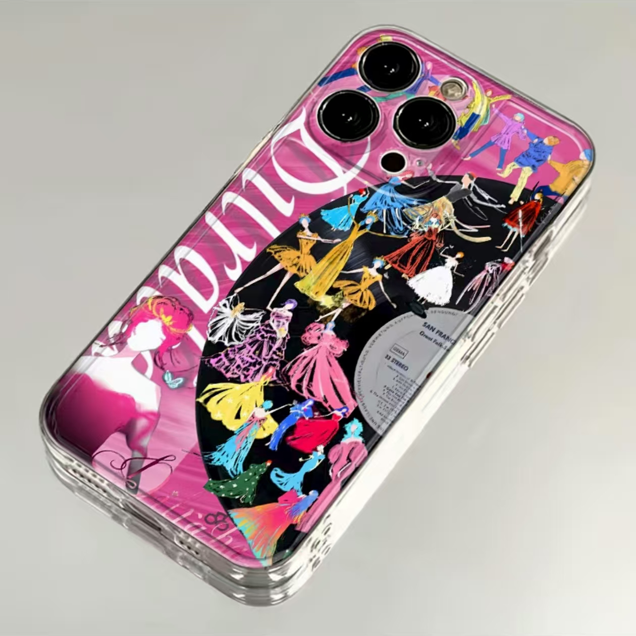 卡通创意热巴CD适用苹果17promax太空手机壳透明iPhone16/15/14/13/12/11小众xr华为P70vivo小米15oppo女款套