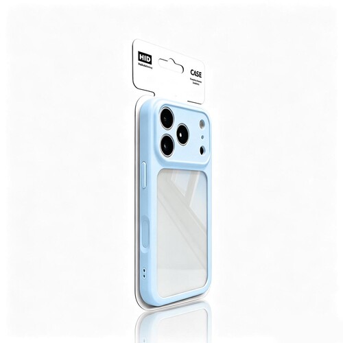简约高级蓝色适用苹果17/16promax高颜值透明秒变17手机壳iPhone15pro卡通新款14/13promax全包防摔12男女11