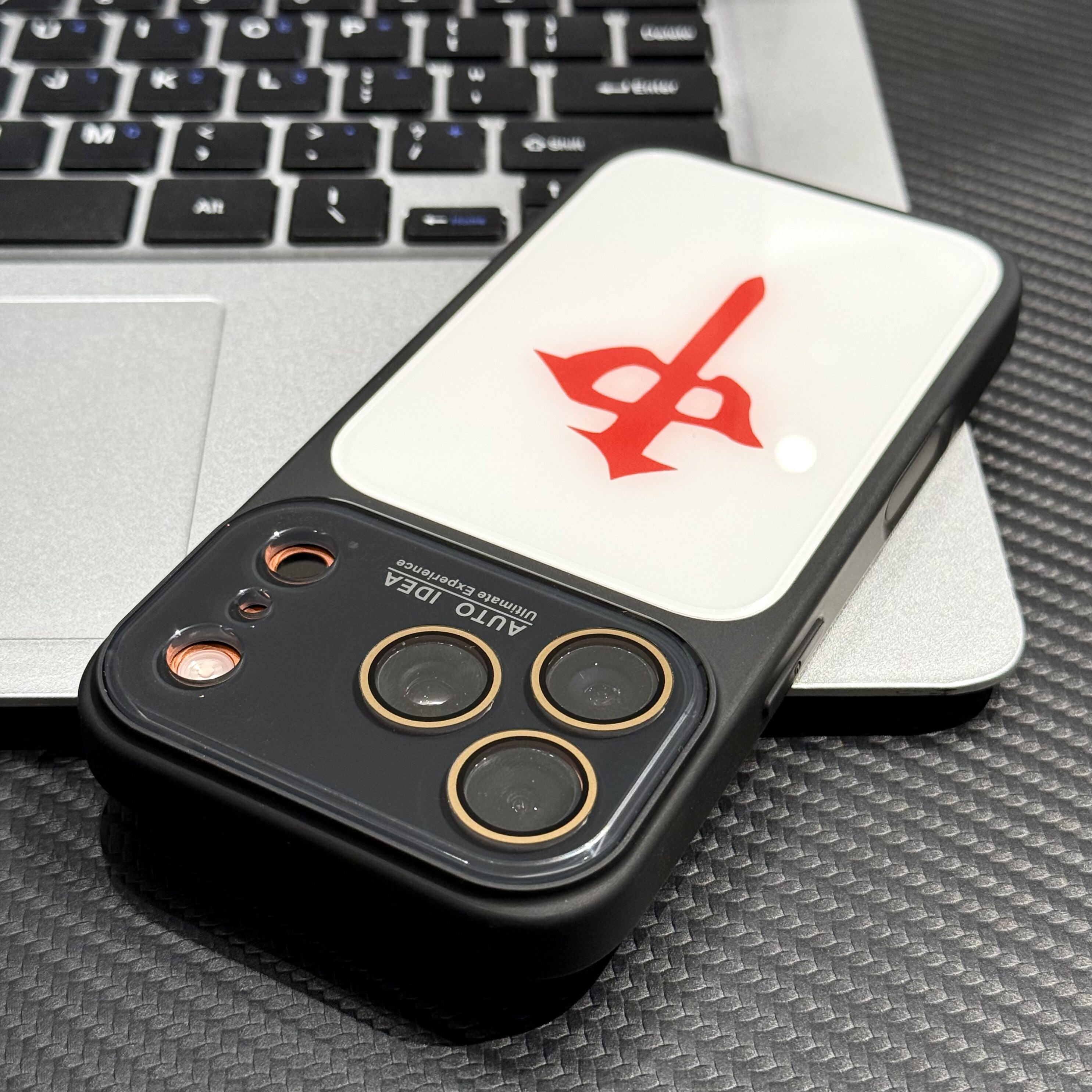 麻将红中适用苹果17/16promax仿原肤感水晶有机玻璃手机壳iPhone15全包镜头膜14/13pro简约个性12男女11潮air
