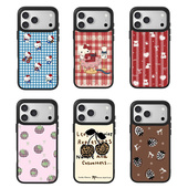 13pro全包防摔12pro可爱风11女款 黑框kt水果系列适用苹果17promax亚克力手机壳iPhone16plus小众创意15 套