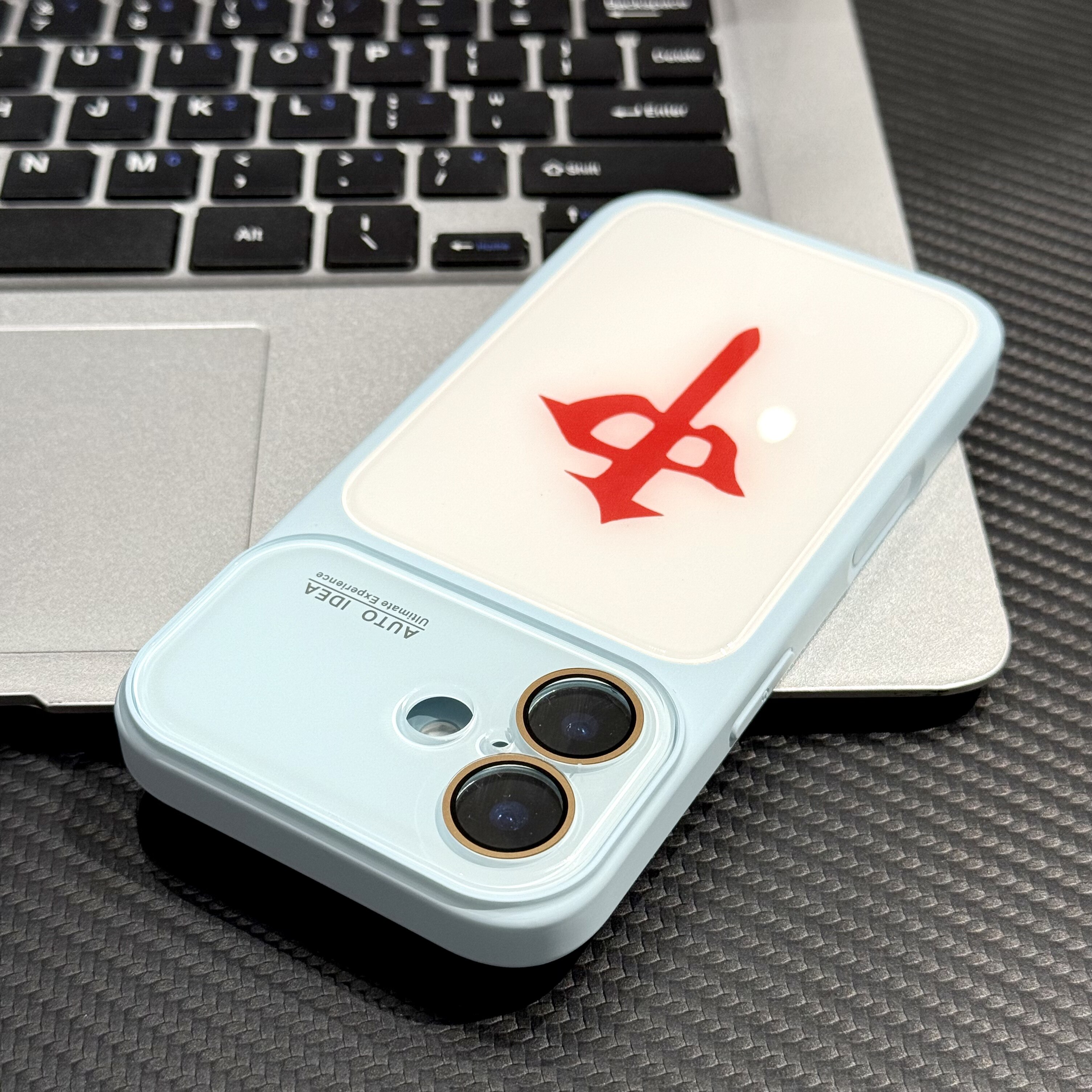 麻将红中适用苹果17/16promax仿原肤感水晶有机玻璃手机壳iPhone15全包镜头膜14/13pro简约个性12男女11潮air