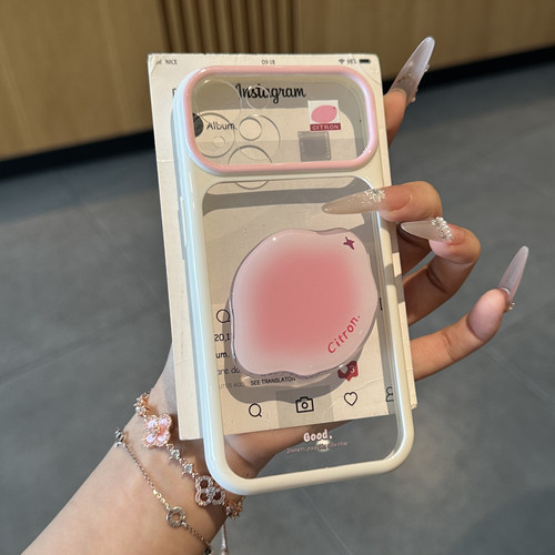水果贴件大视窗适用苹果16秒变17promax星空手机壳iPhoneAIR男女15pro简约14/13pro全包防摔壳12个性11保护套