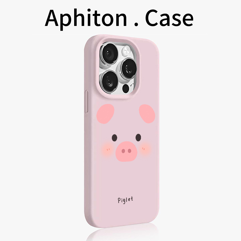 可爱粉猪表情适用苹果17promax糯米手机壳iPhoneAIR16/15/14pro肤感磨砂16plus硅胶13软壳12/11防摔AIR女款套