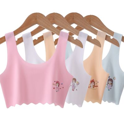 女童冰丝内衣小女孩发育