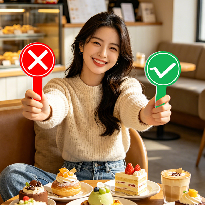 桃黑黑举牌同款手持双面对错牌子图片