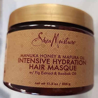 现货Shea Moisture Manuka Honey Mafura Oil Intensive  Masque