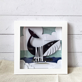 艺术创意手工制作拼贴儿童益智相框DIY材料包立体纸艺亲子互动